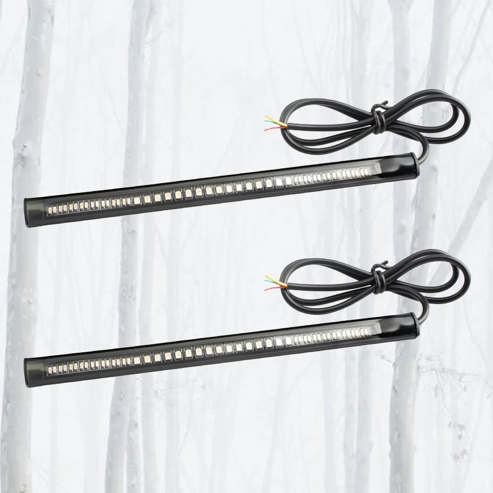 

2Pcs Lights Motorcycle Night Driving Strip Motorbike Led Turn Light Motorcycle Turn Light Stripe