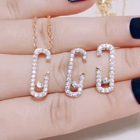 2pcs per set geometry simple cubic zirconia necklace earrings dubai jewelry for women female wedding banquet anniversary gifts