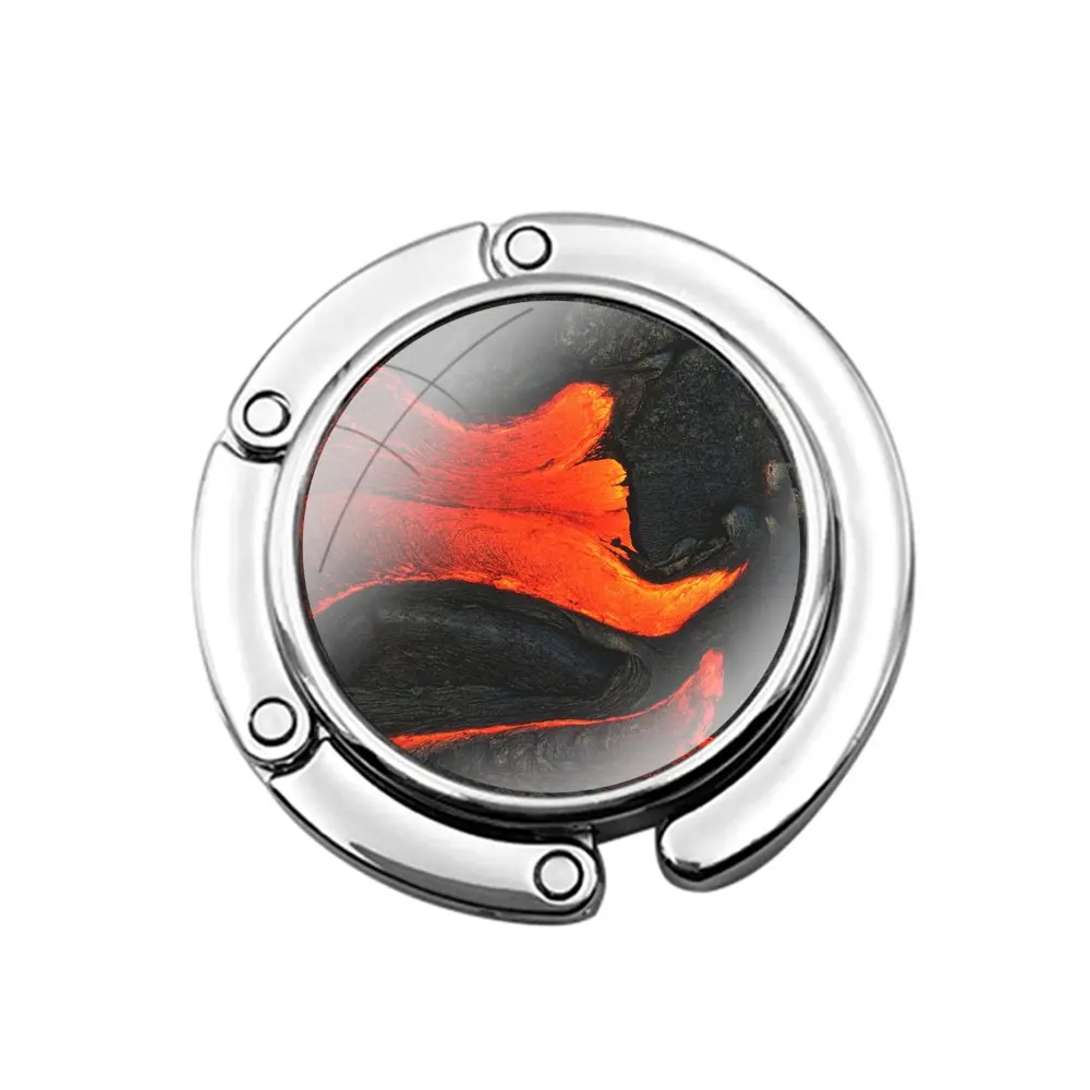 Женский складной крючок-Кошелек с изображением чудеса природы вулкана