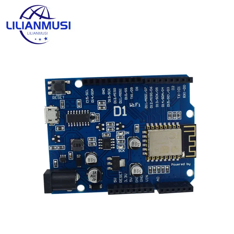 ESP-12E WeMos D1 для UNO R3 CH340 CH340G, макетная плата на основе ESP8266, щит, Умная Электронная Печатная плата для Arduino совместимый с IDE