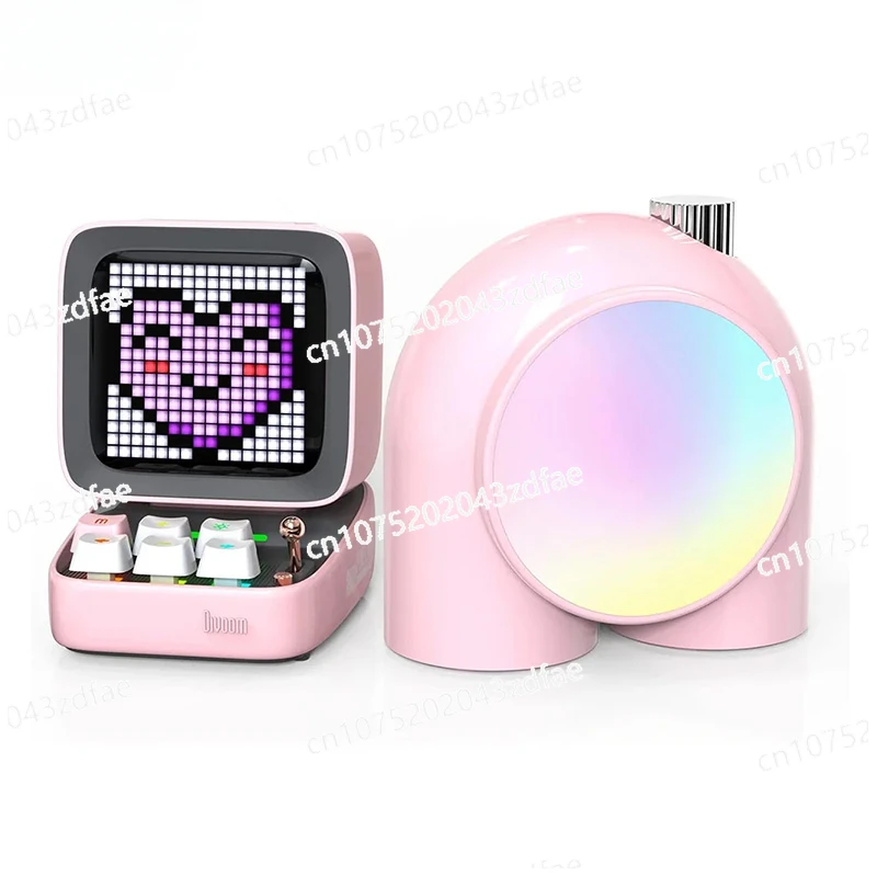 Divoom Ditoo-Bluetooth-динамик и Planet-9 Mood-Lamp набор украшений для игрового стола с кавайным