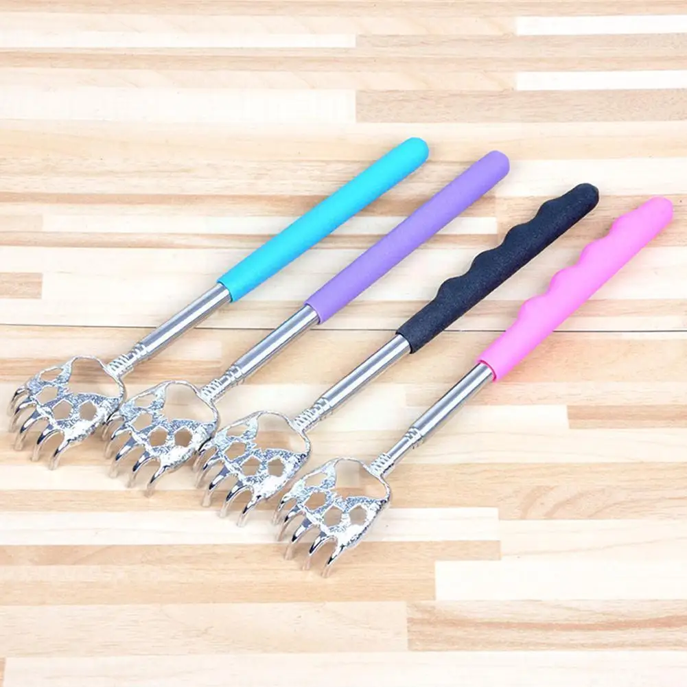 

1pc Back Scratcher Telescopic Scratching Backscratcher Retractable Tickling Massager Shape Back Claw Bear Stretching Scratc K3c5