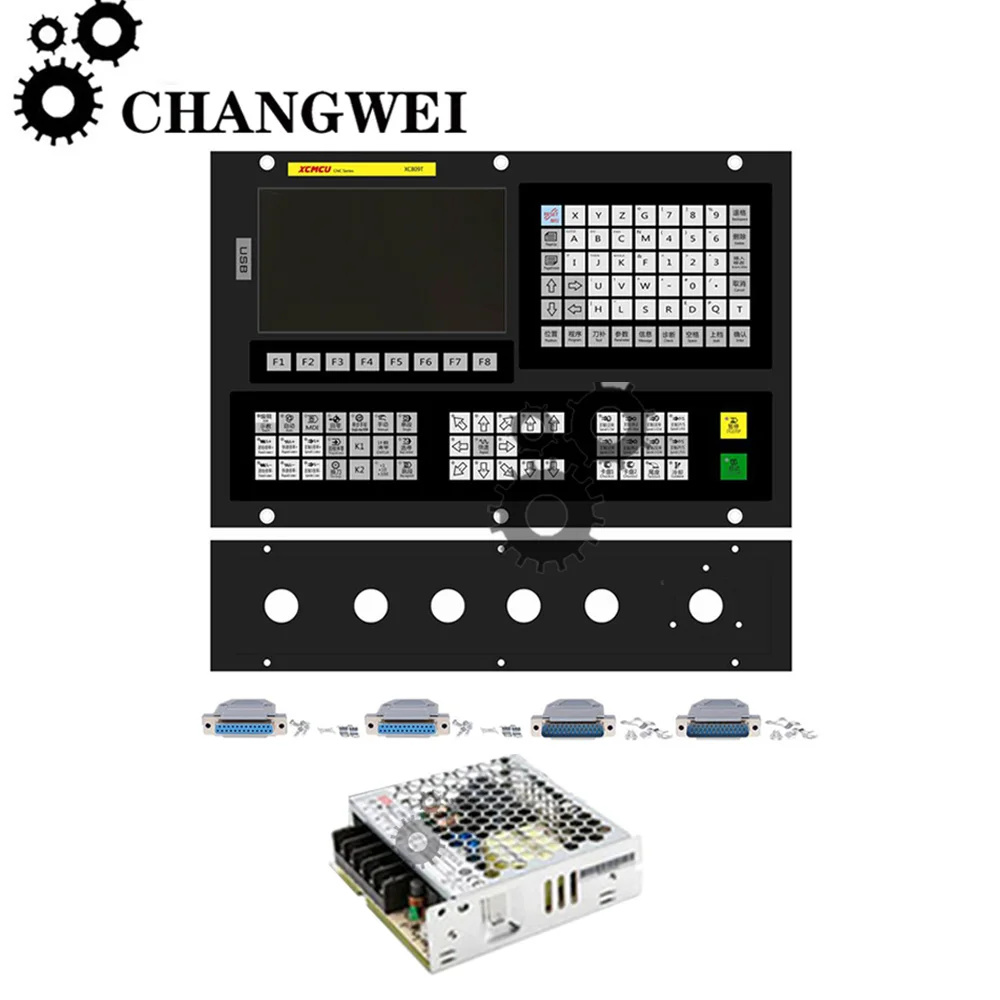 Новый контроллер с ЧПУ Xc809t 2/3/4/5/6 осевой многофункциональный токарный станок