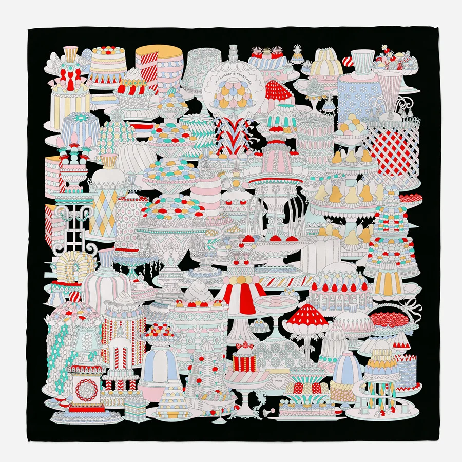 

Square Scarf 53cm*53cm Luxury Brand H Style Printed Women Silk Scarves Hijab Tie Fashion Muslim Headband Neckerchief For Ladies