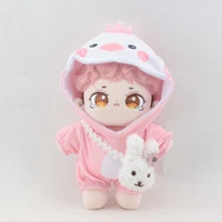 20cm fat plush dolls clothes outfit accessories for korea kpop exo idol dolls pajama chick shark suit clothing fans gift