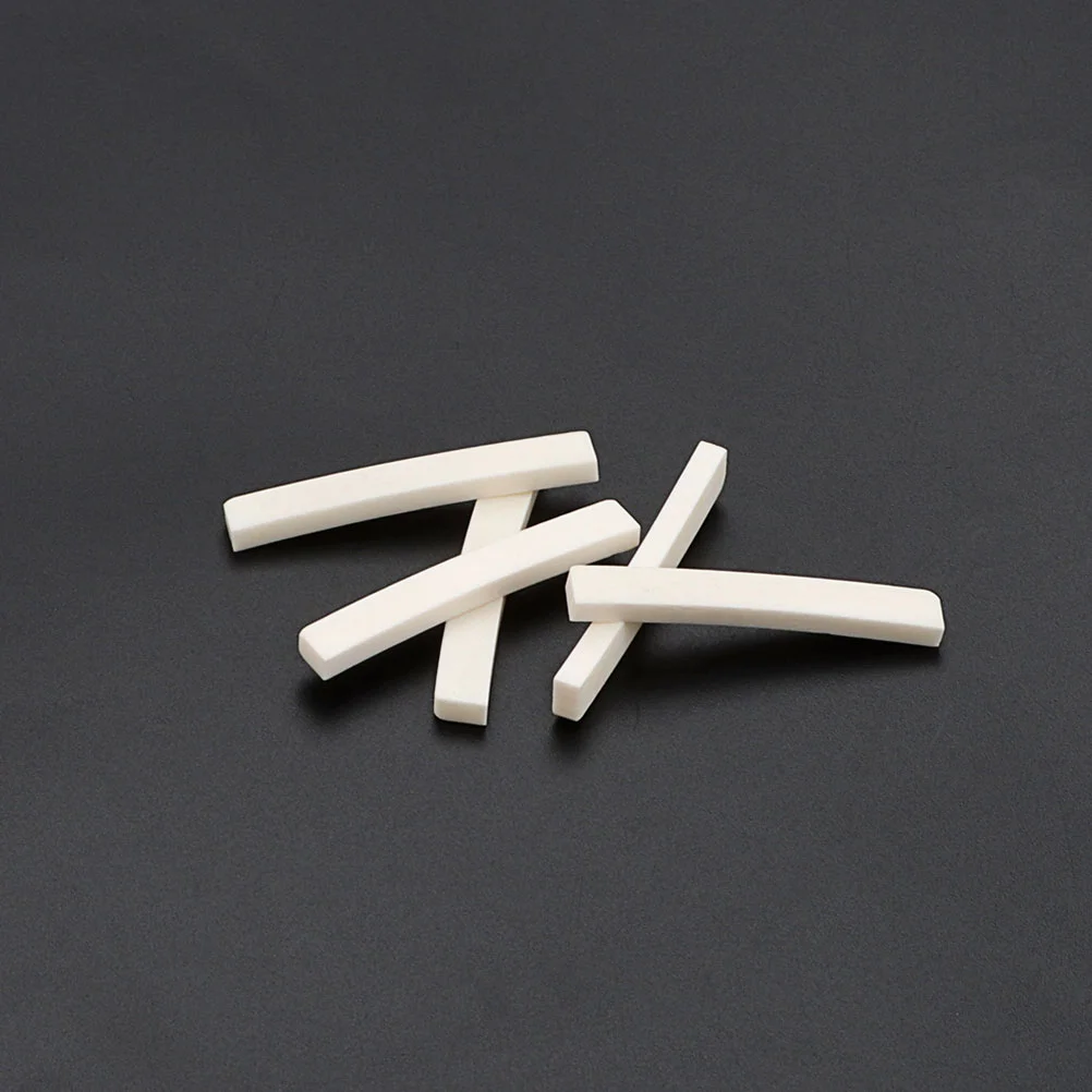 

5pcs Curved Base Bone Nuts Guitar Nut Electric Guitar Replacement Accessories