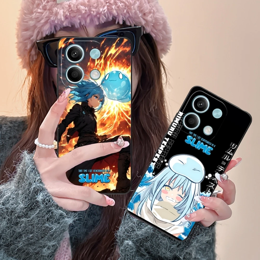 Чехол для мобильного телефона Slime Tensura Rimuru Xiaomi POCO M6 M5 M4 M3 X6 X5 X4 X3 F6 F5 F4 F3 F2 C40 Pro GT 5G