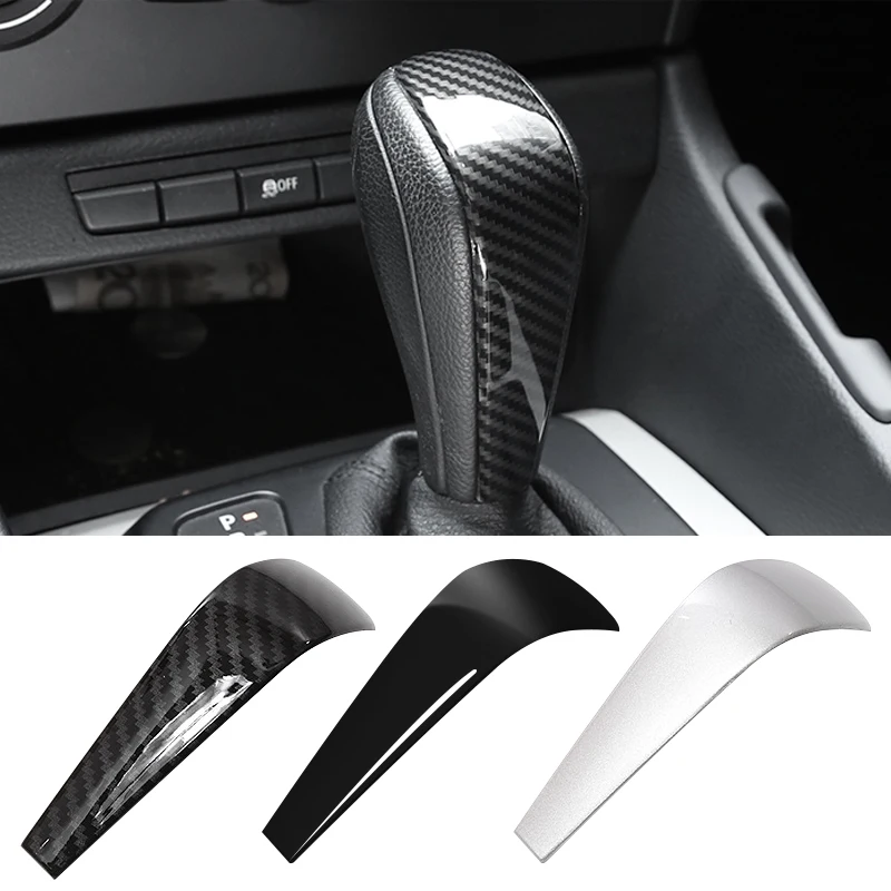 

Car Gear Shift Knob Head Cover Trim For BMW Old X1 2011 2012 2013 Old 1 Series 2008 2009 2010 2011 Old 3 Series 2006 2007-2012