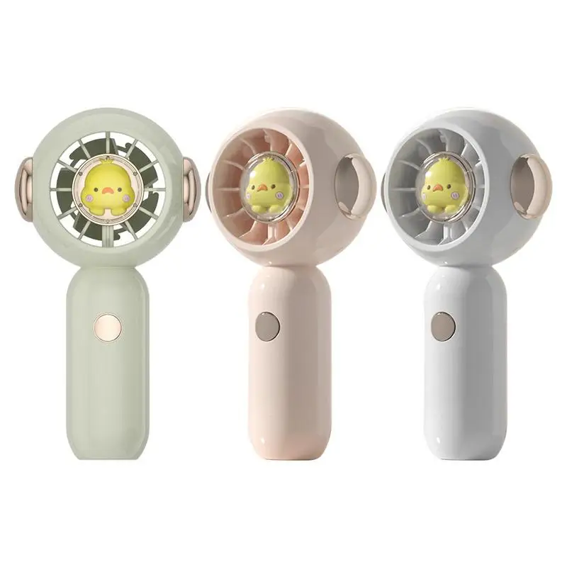 

New Portable Fan Mini Handheld Fan USB 3 Speed Strong Wind Power Rechargable Hand Held Small Pocket Fan Household Desktop Fan