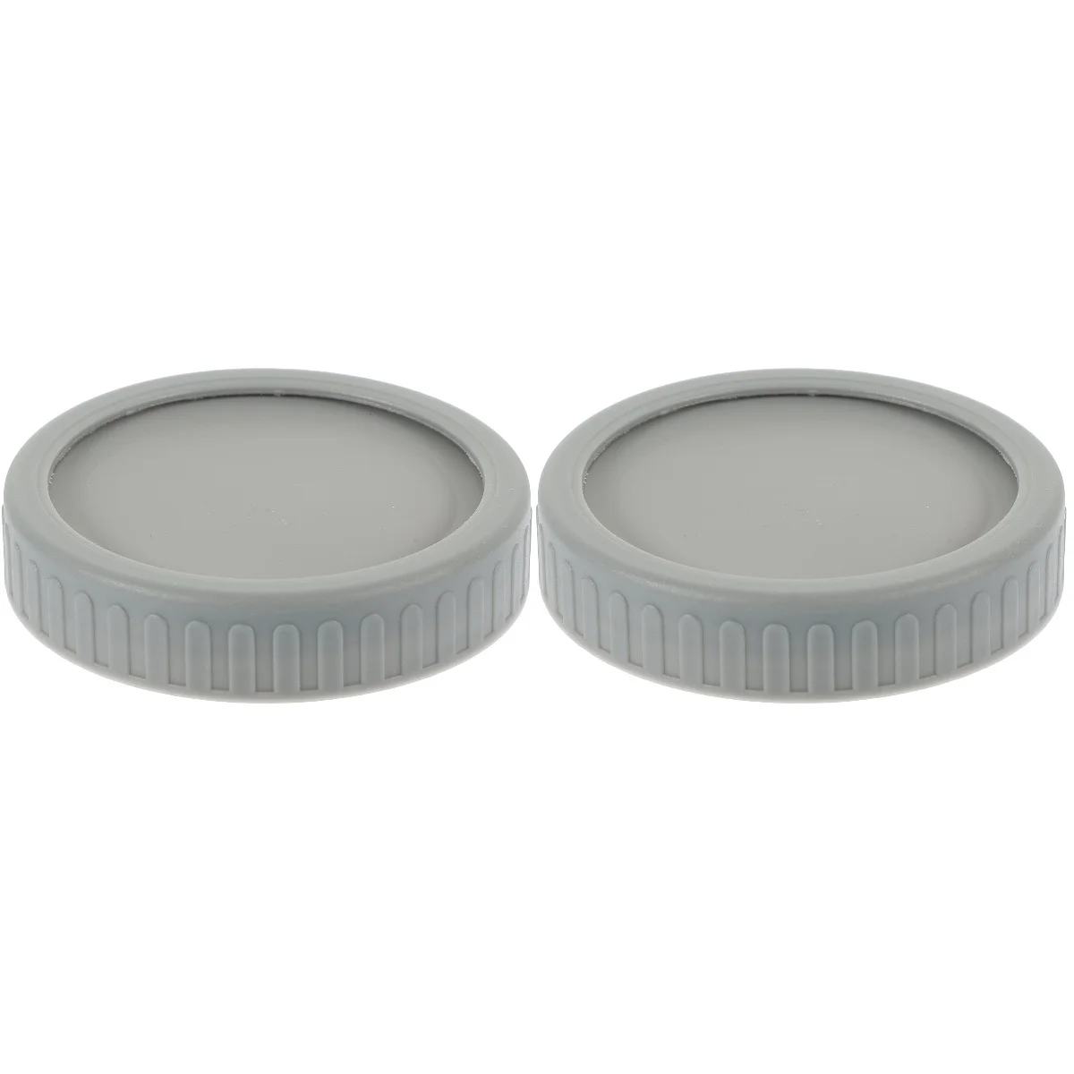 

2 Sets Mason Jar Lids Sealed Bottle Covers Silicone Sealing Cup Reusable Bottles Wide Mouth Canning Tops Jars