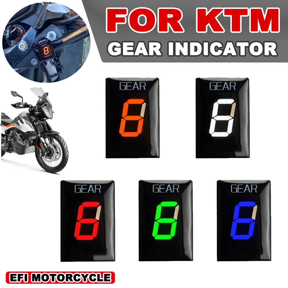 

Gear Indicator For KTM 690 Duke 690 Enduro 690 SMC 640 LC4 950 1090 RC8 1090 R 990 ABS Motorcycle 1-6 Speed Gear Display Meter