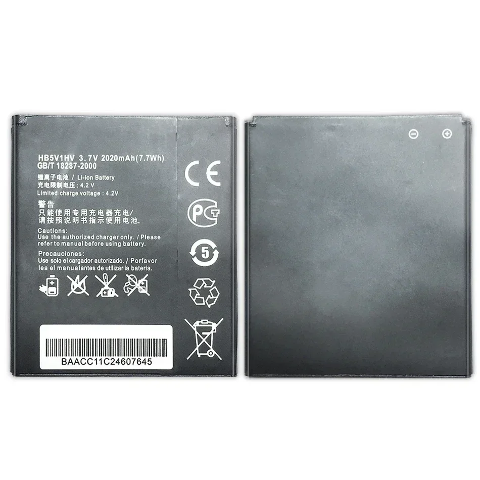 Аккумулятор мобильного телефона HB5V1HV HB5V1 2020 мАч для Huawei Honor Bee Y5C Y300 Y300C Y541 Y500 Y511 U8833