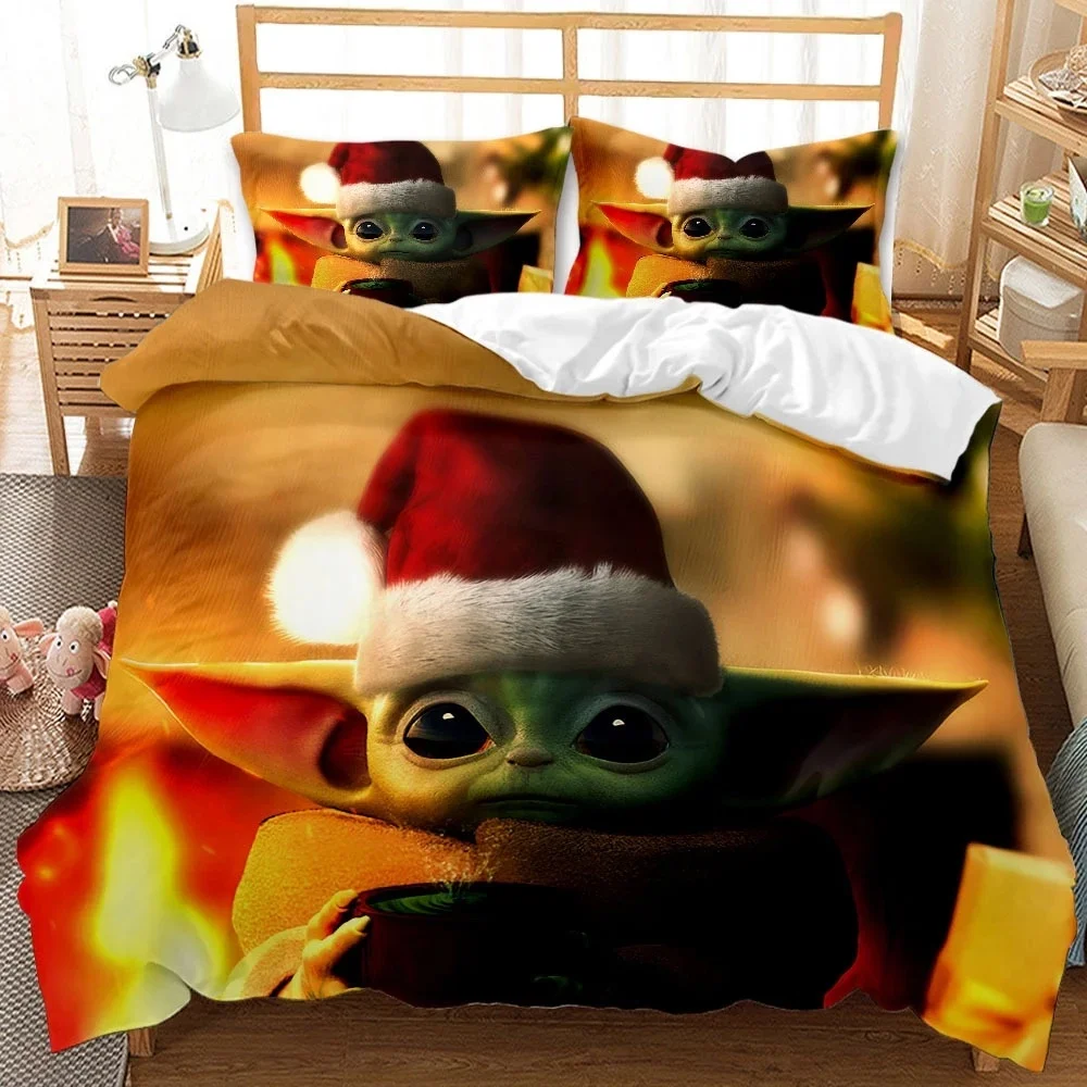 

Yoda Disney 3D Star Wars Baby Home Textile Bedding Set Quality Qualified Single Queen King Bedding Set Duvet Cover Pillow Cases