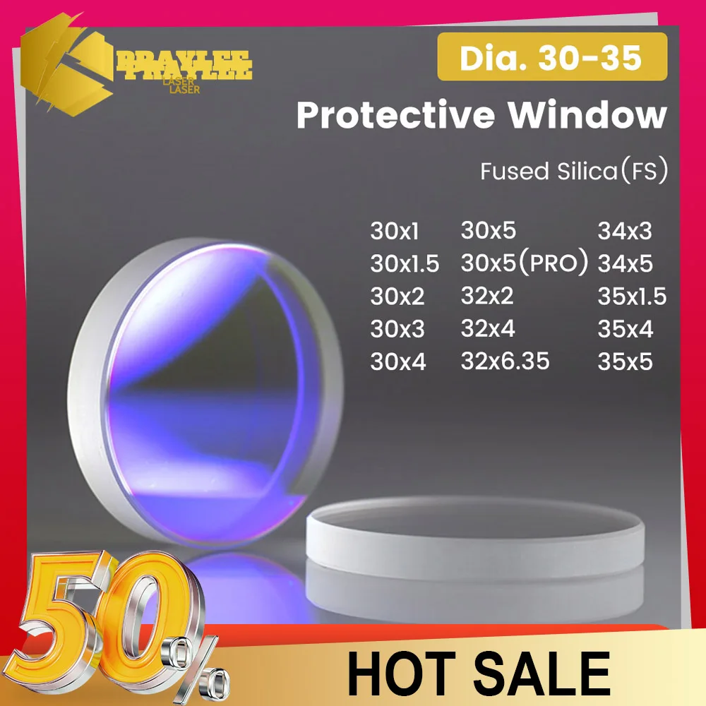 

Защитные окна для линз Praylee D30-35mm для Raytools WSX