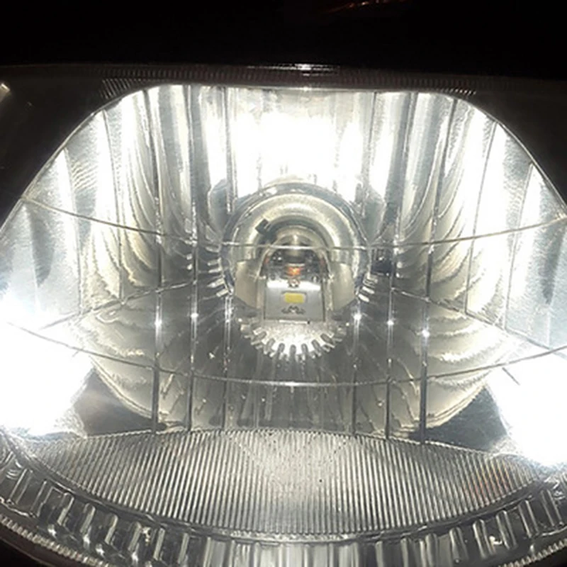 Светодиодная лампа для мотоциклетных фар скутеров H6 Ba20d 6000k аксессуары