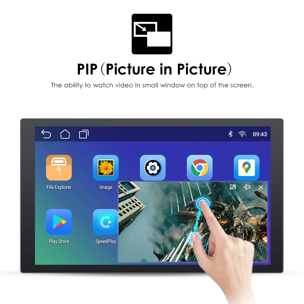 Автомагнитола на Android стерео-система с 7 &quotсенсорным экраном FM-радио для RAV4 Corolla