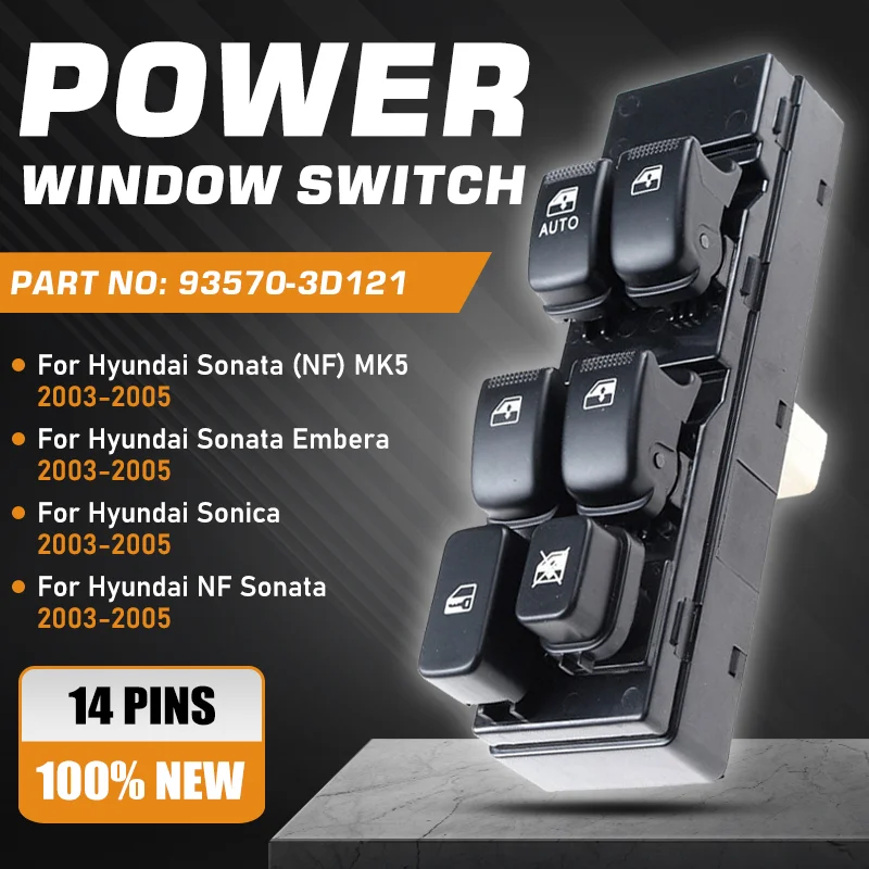 Для Hyundai Sonata NF MK5 5th V Sonica 2003 2004 2005 93570-3D121 Автоматическая кнопка переключения