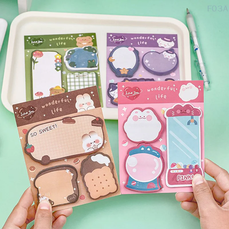 Kawaii Мультфильм клубника кролик медведь Стикеры для фотографий милые сообщения N