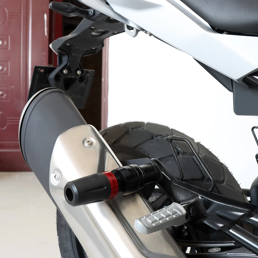 Фото ДЛЯ QJMOTOT SRK800 SRK600RS SRK800 RR 600RS 800RR Запчасти для мотоциклов Аксессуары с ЧПУ Аварийные накладки Выхлопные ползунки Защита от столкновений №4
