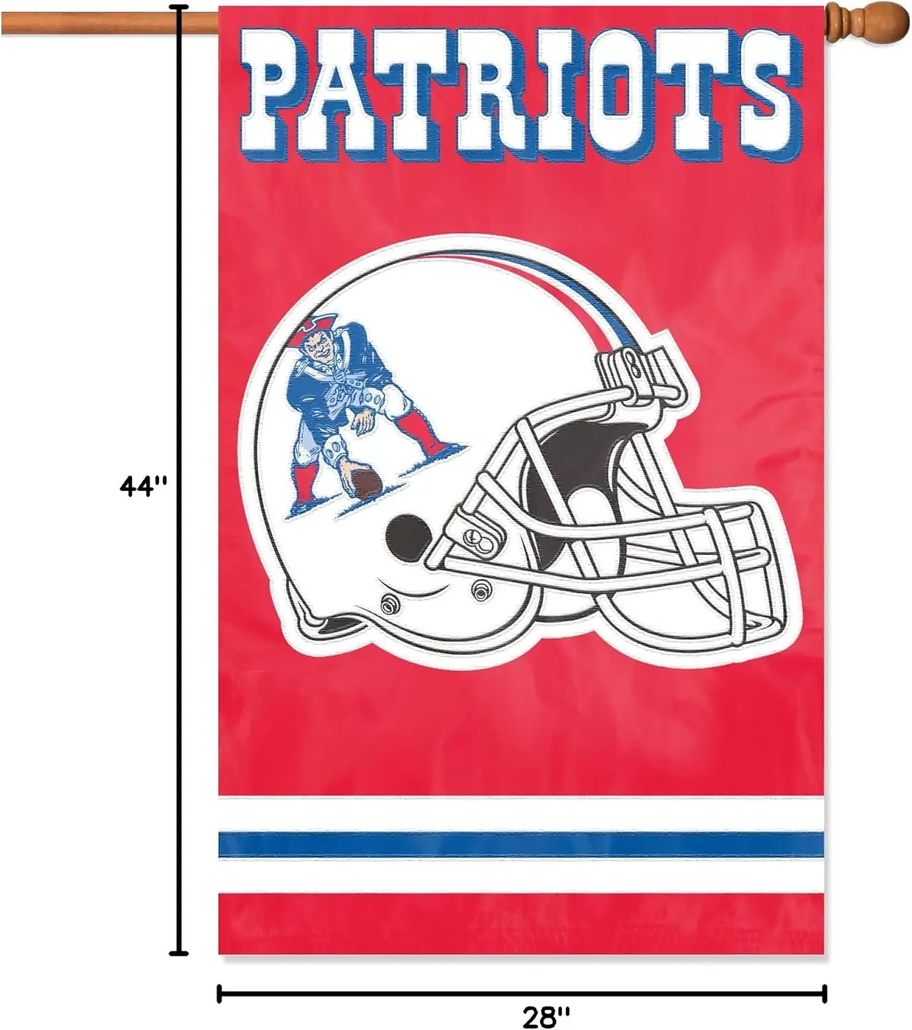 Партия Животных Патриотов Новой Англии &quotПат Патриот&quot Баннер Флаг НФЛ