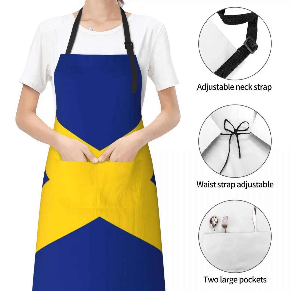 Фартук с флагом MERCIA принадлежности для ногтей домашняя уборка Кухонные фартуки