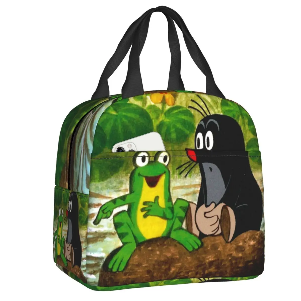 

Сумка для ланча Kawaii с изображением родинок, Женский холодильник, теплые изолированные коробки для ланча для детей, школы