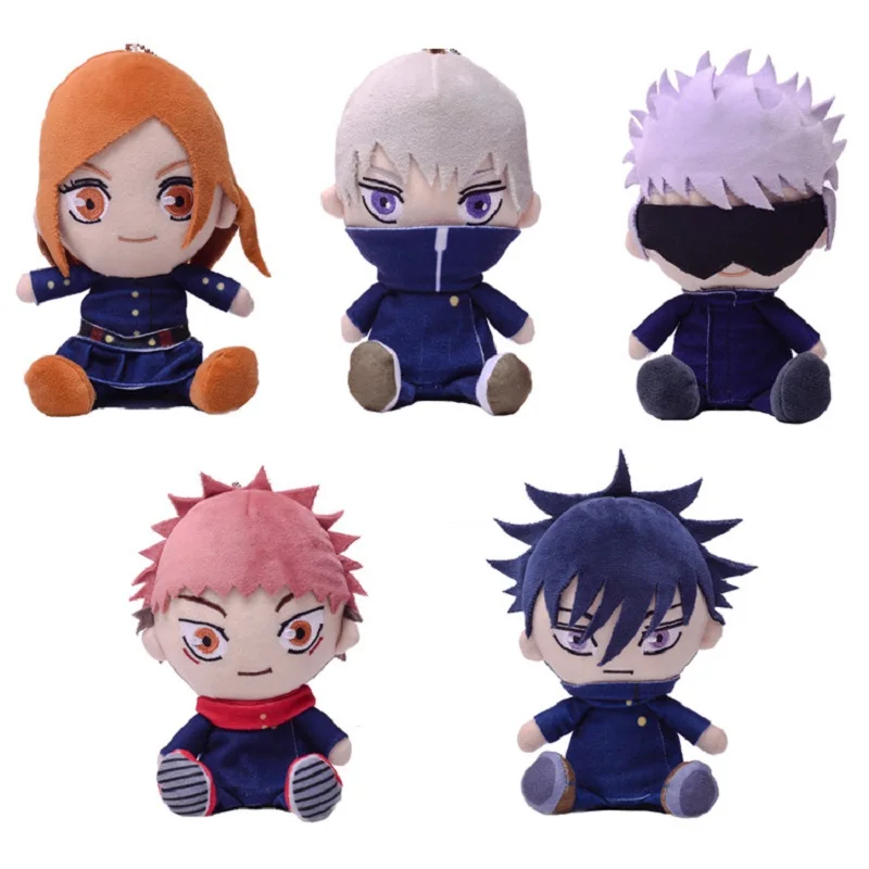 

15cm Jujutsu Kaisen Yuji Itadori Anime Plush Gojo Satoru Toy Action Figure Stuffed Plushie Inumaki Toge Keychain Pendant Toy