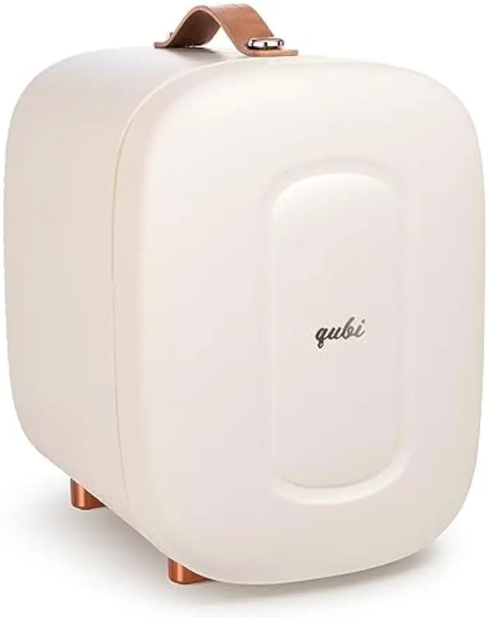 

Mini Fridge, Professional Compact Fridge For Skincare, Mini Cosmetics, Makeup, 5 Liter (Cream White, 5L)