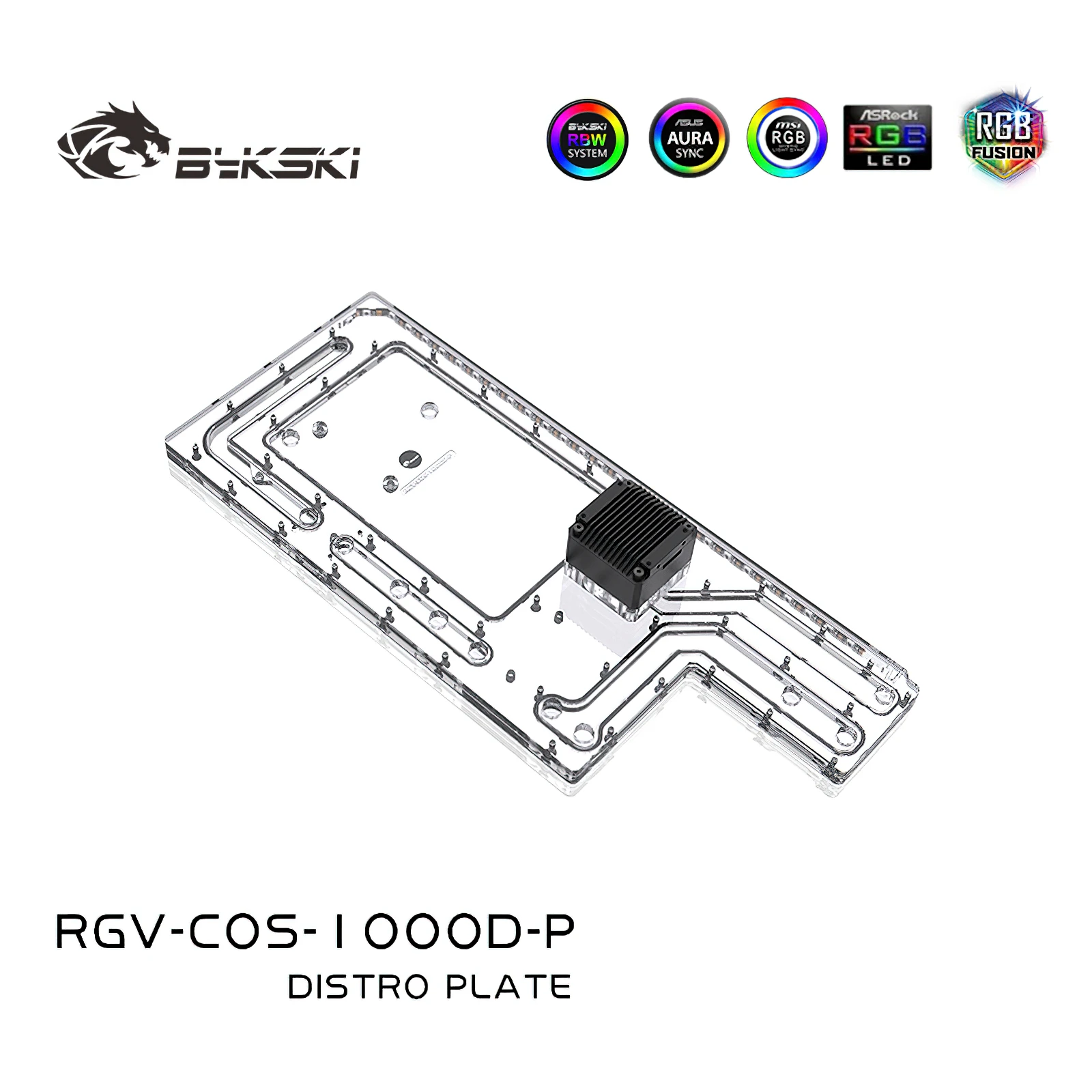 

Резервуар Bykski RGB для водяного охлаждения для CORSAIR 1000D