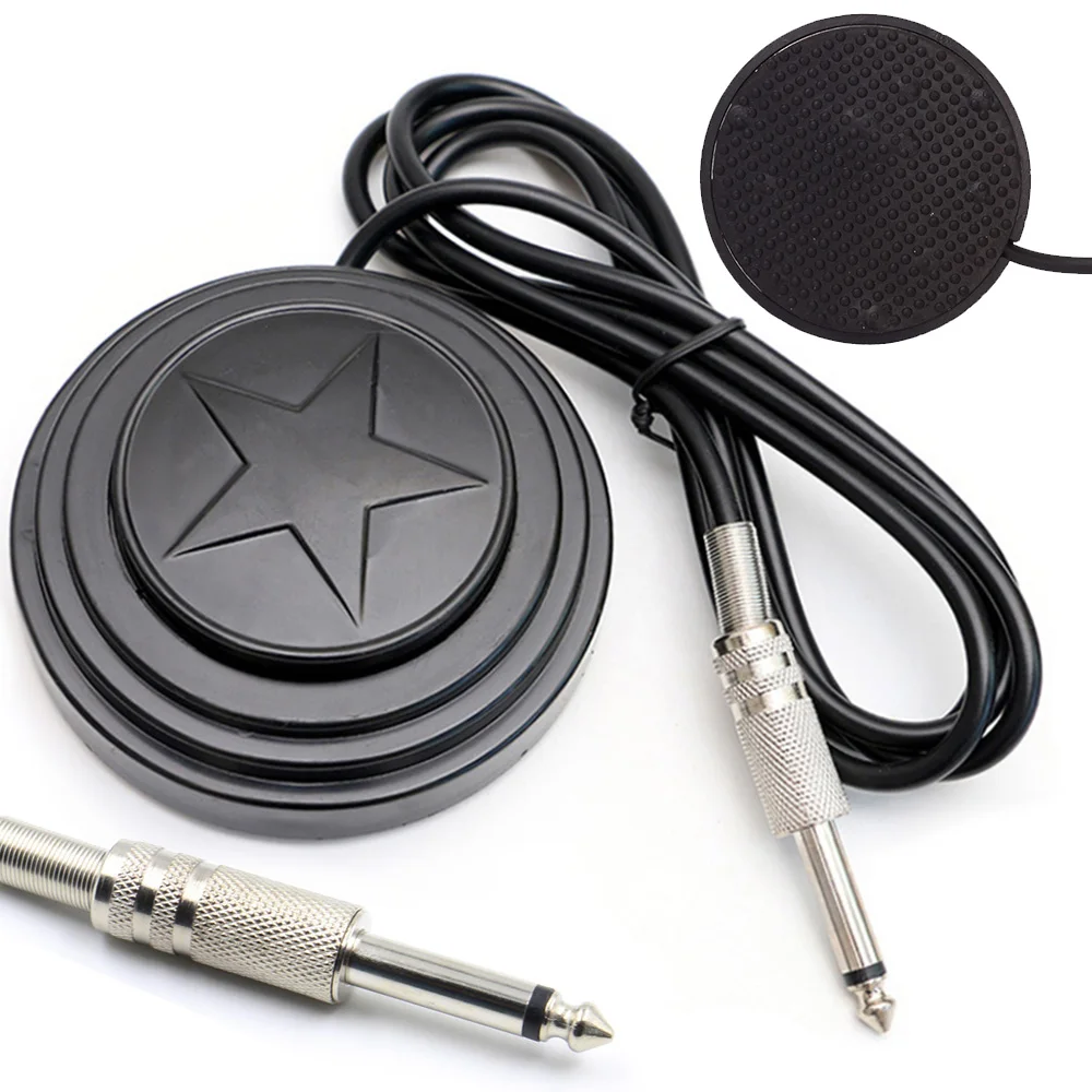 Ножная Педаль Для Татуировки С Зажимом Шнуром Контроллером Питания И Поворотным