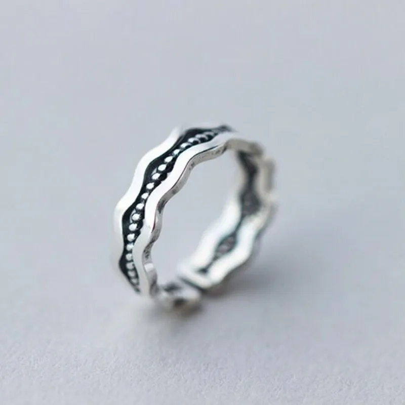 

Женское Открытое кольцо из тайского серебра 925 пробы