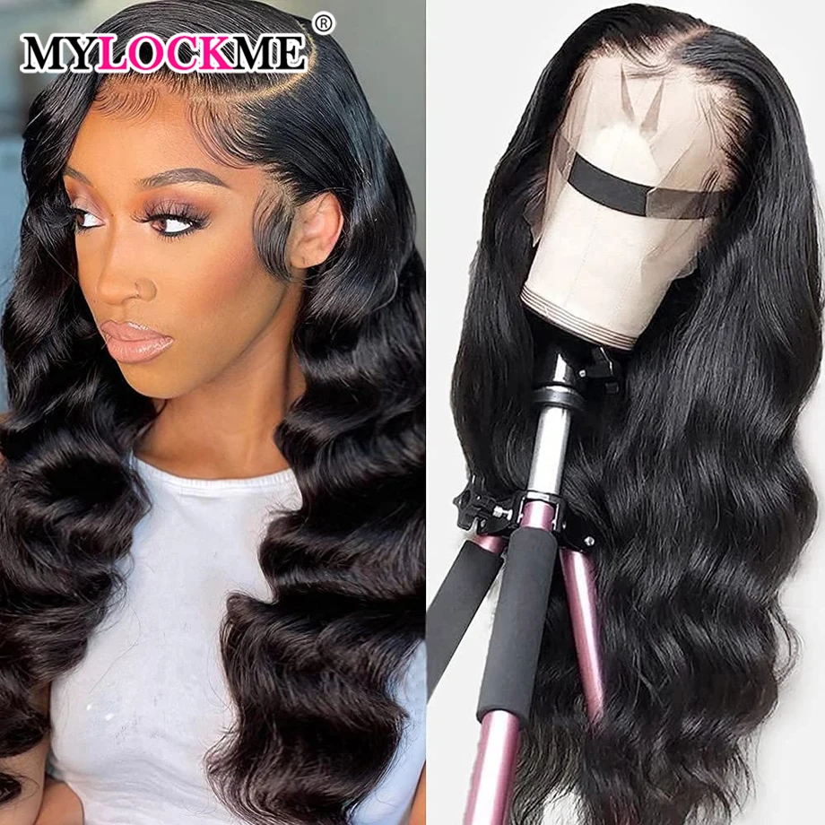 

13x4 HD Lace Front Wigs Human Hair Body Wave Wet And Wavy Glueless Lace Frontal Wigs Brazilian Human Hair Preplucked