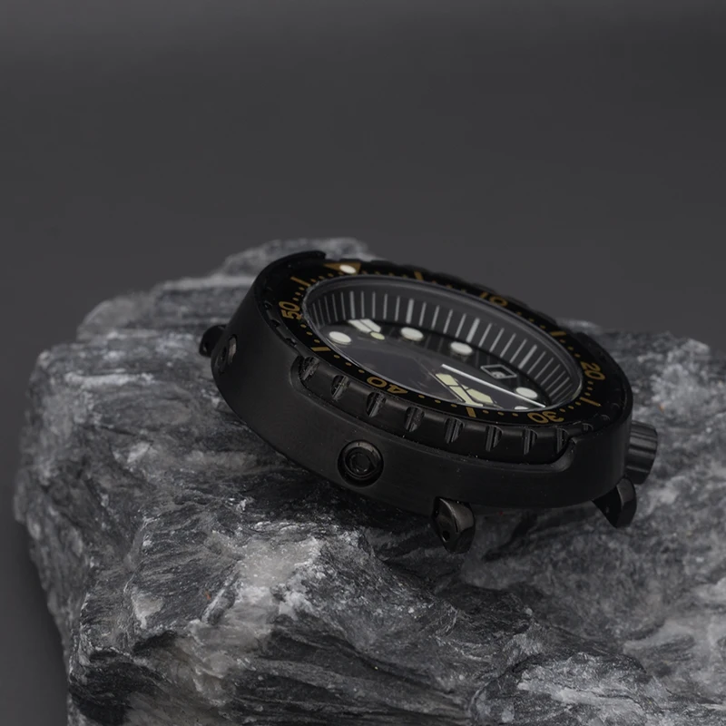 NH35 NH36 Automatic Watches Mod Seiko Tuna Watch 20ATM Waterproof Automatic Wristwatch C3 Green Luminous Sapphire Crystal Watch