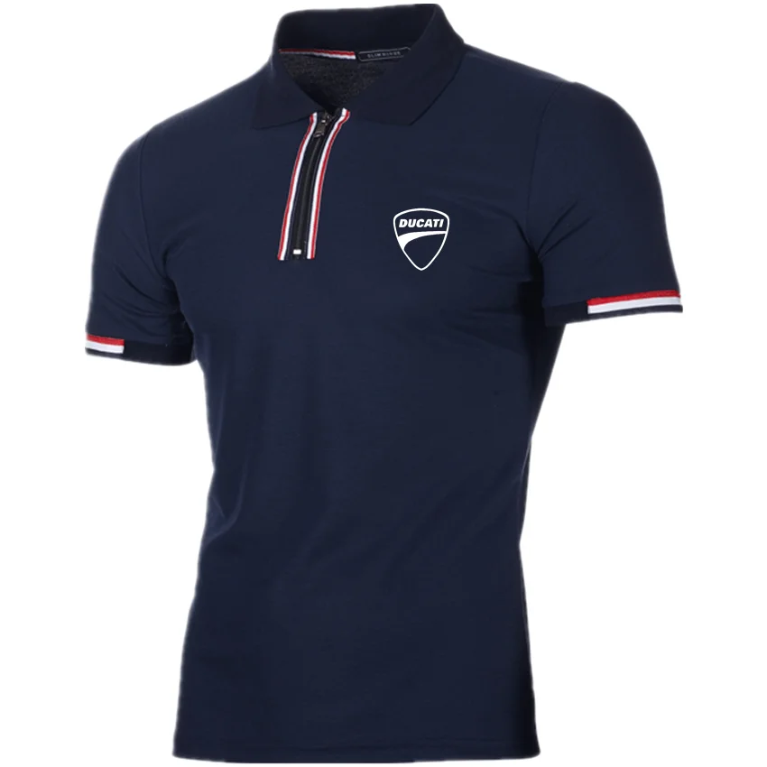 

2022 Ducati New Summer Men's Polo Shirts Men's Casual Colorful Polo Shirts Brand Men's Business Short Sleeve T Shirts for Men
