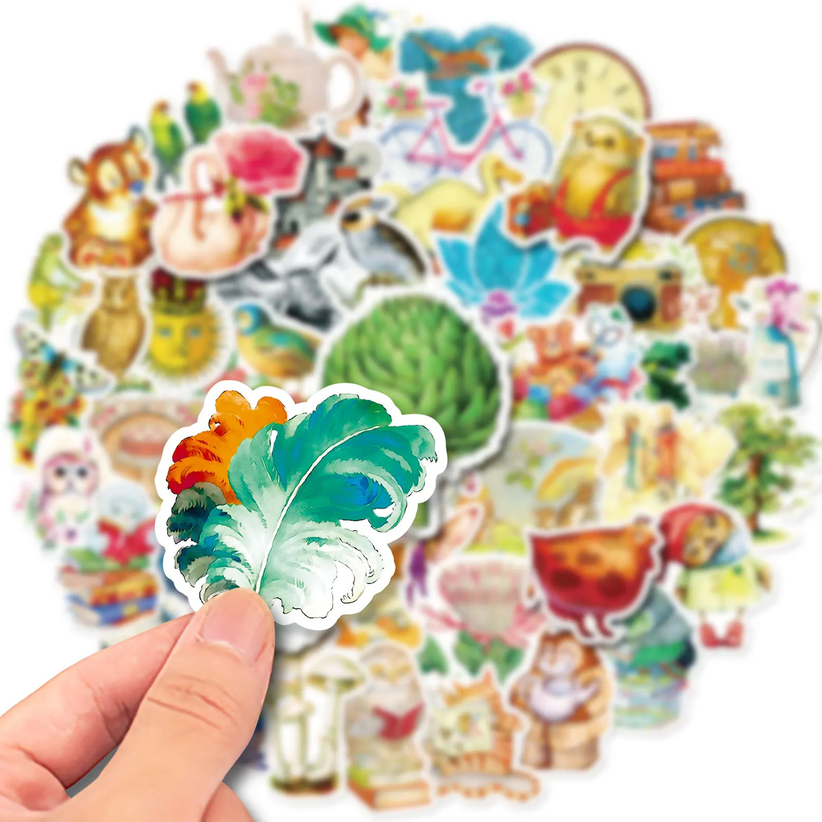 

50pcs Graffiti Decals Cup Notebook Helmet Fridge Car Luggage Guitar Skateboard Waterproof Phone Laptop DIY Decorative Sticker