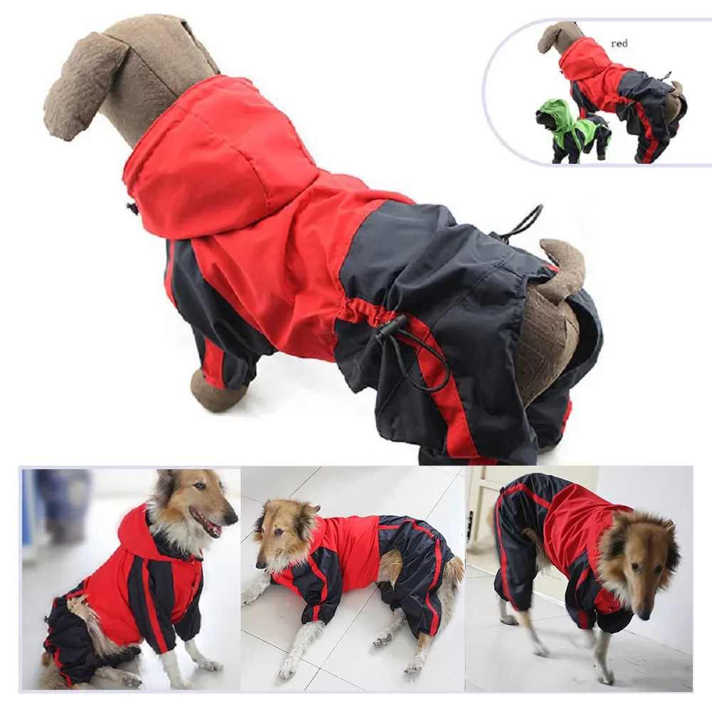 

2022 Dog Raincoat Oxford Dog Clothes Jacket Puppy Chihuahua Jumpsuit Costume Small Medium Dogs Rain Coat