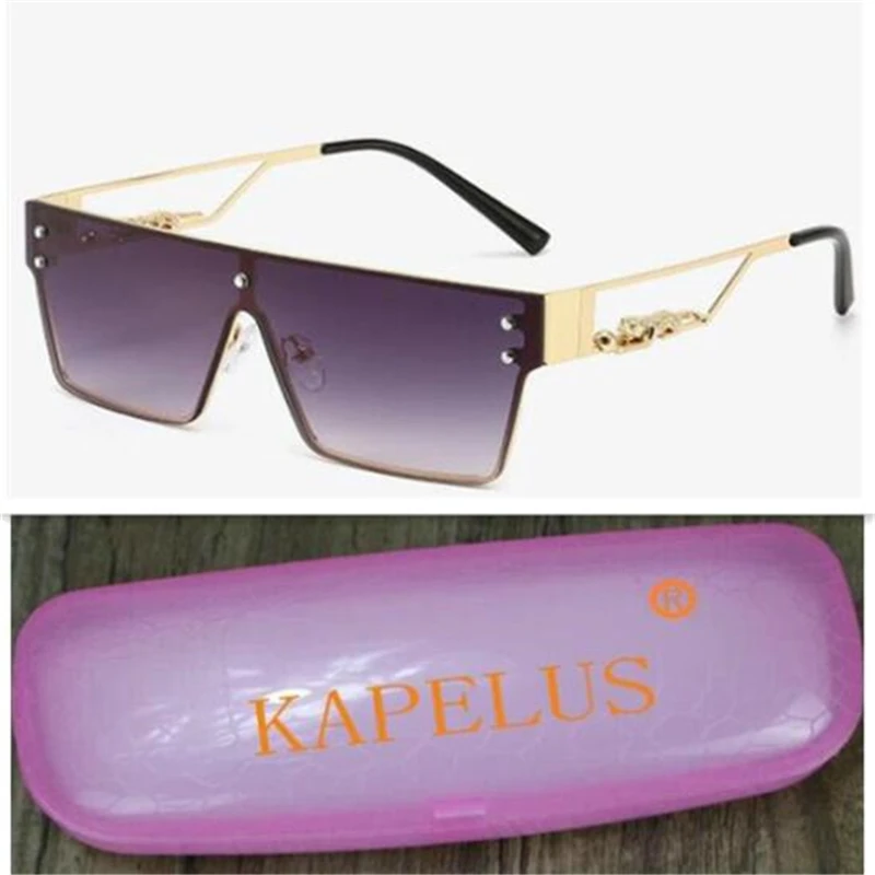 

Мужские солнцезащитные очки в металлической оправе, в форме животных