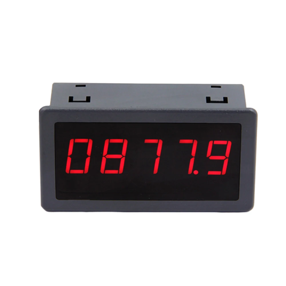 

5166FR LED Tachometer 5Bits AC6-12V Dc5-24V Motor Tachometer Dry Contacts PNP NPN Pulses For Conveyor Belts Quality Inspection
