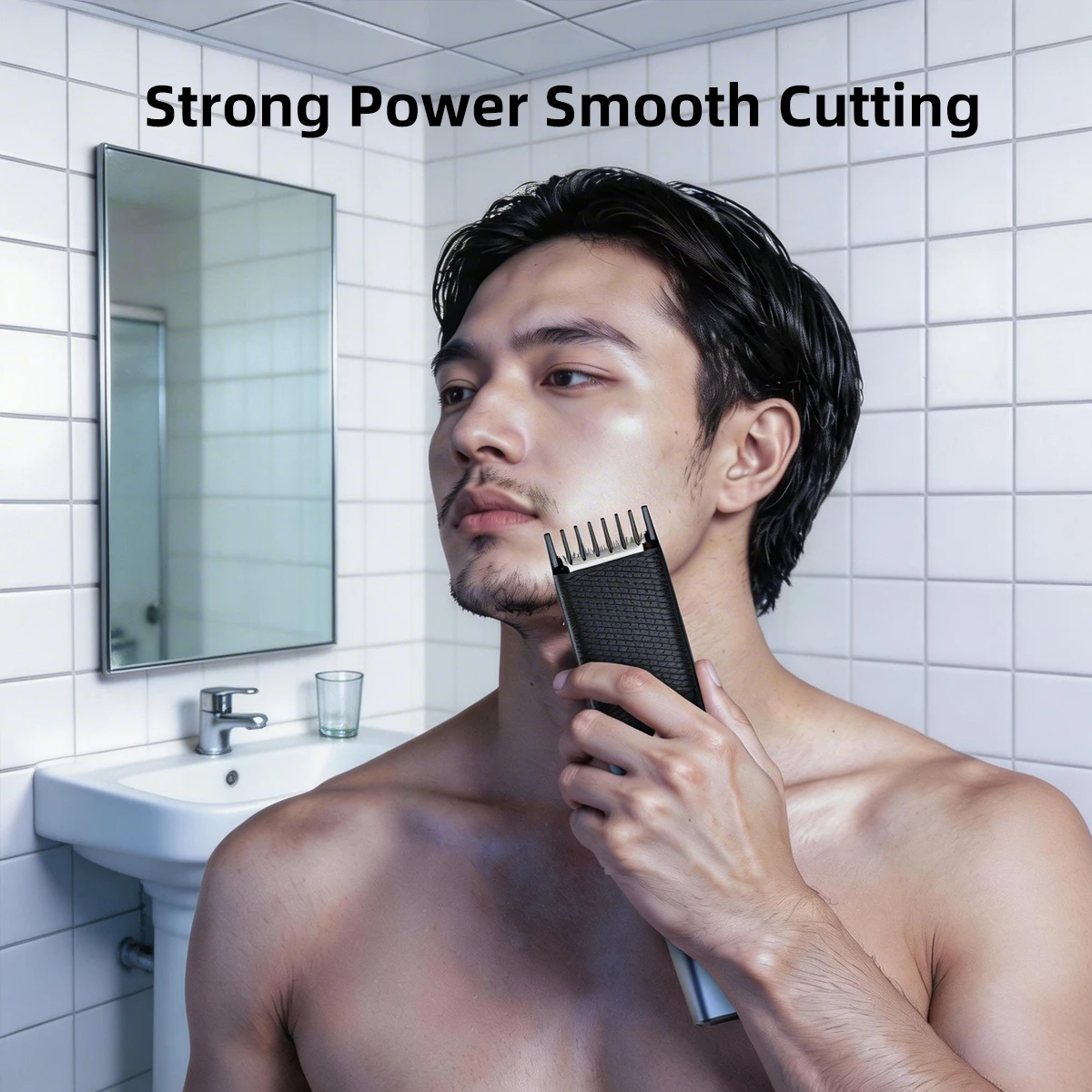 Фото Триммер для тела OMUONE для мужчин, триммер для зоны бикини, бритва для интимных зон, триммер для удаления волос в зоне бикини. №3