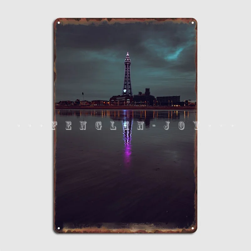 

Постер с изображением башни, металлическая табличка, кинотеатр, кухня, пещера, паб, ретро-Рисование, Декор, жестяной знак, постер