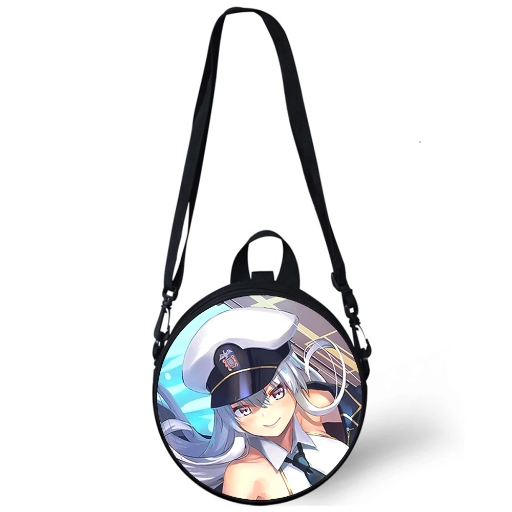 Azur Lane Cute cartoon Girl Child kindergarten Bag Print Crossbody Shoulder Bags For School Women Mini Round Bagpacks Rugtas Bag