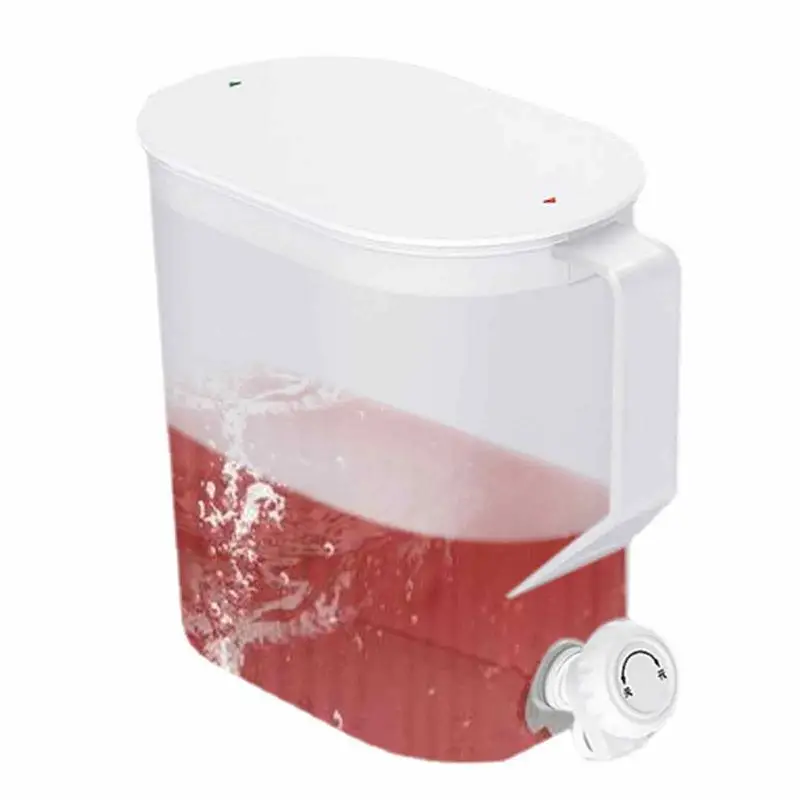 

Cold Kettle With Faucet 3L Large Capacity Fruit Teapot Beverage Dispenser Lemonade Juice Bottle Ice Water Cool Drink Containers