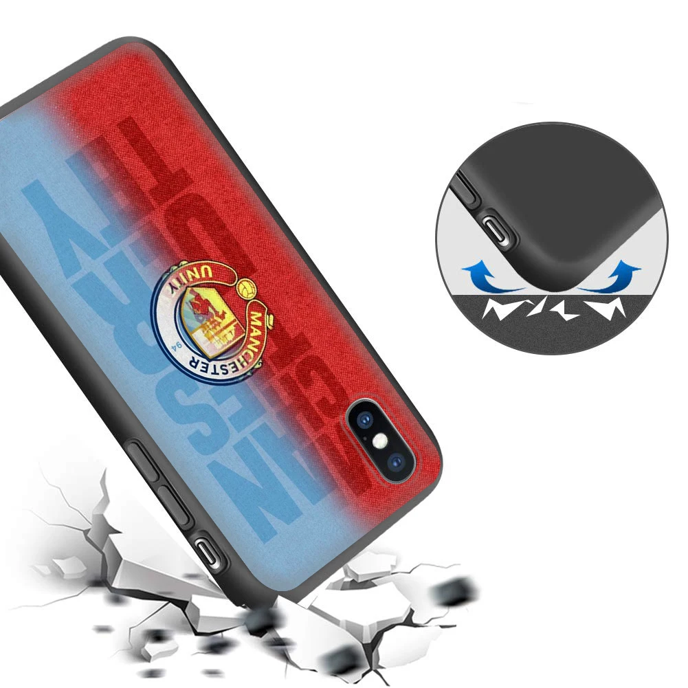 K-7 M-Manchester CITY Soft Silicone Case for Samsung Galaxy S21 S23 FE S24 Ultra Plus A15 A25 35 A54 A55 5G Caver