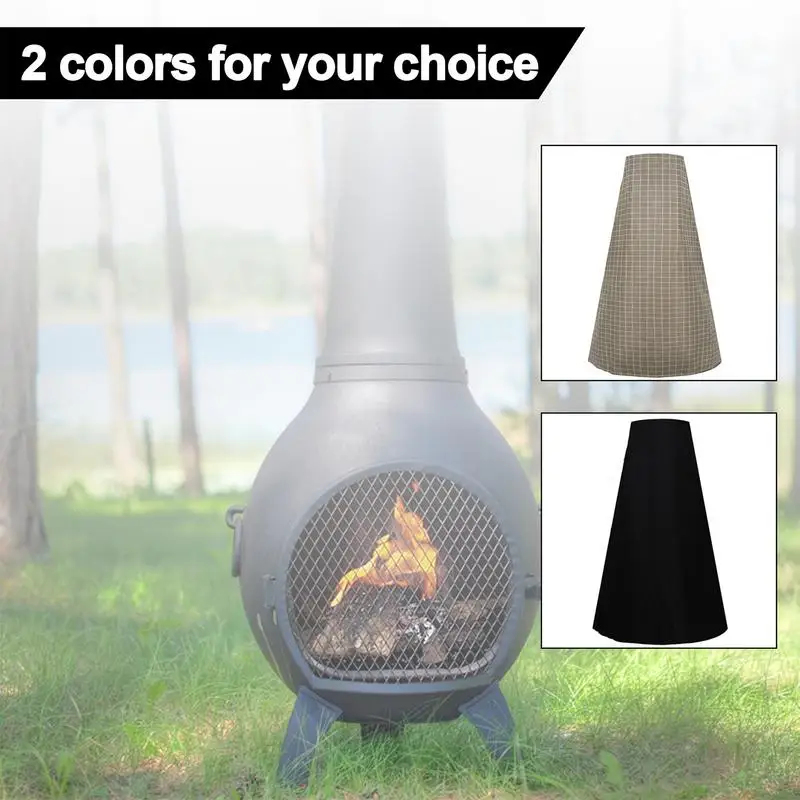 

Fire Pit Cover 210D Anti-Crack Outdoor Cover Fits Most Chiminea Stove Fire Pit Table (48.03x8.26x24.01 ) Outdoor Furniture Cover