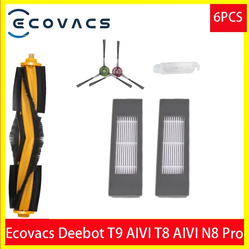 

Запасные части для роботов-пылесосов ECOVACS Deebot T9 AIVI T8 AIVI N8 Pro 920 950