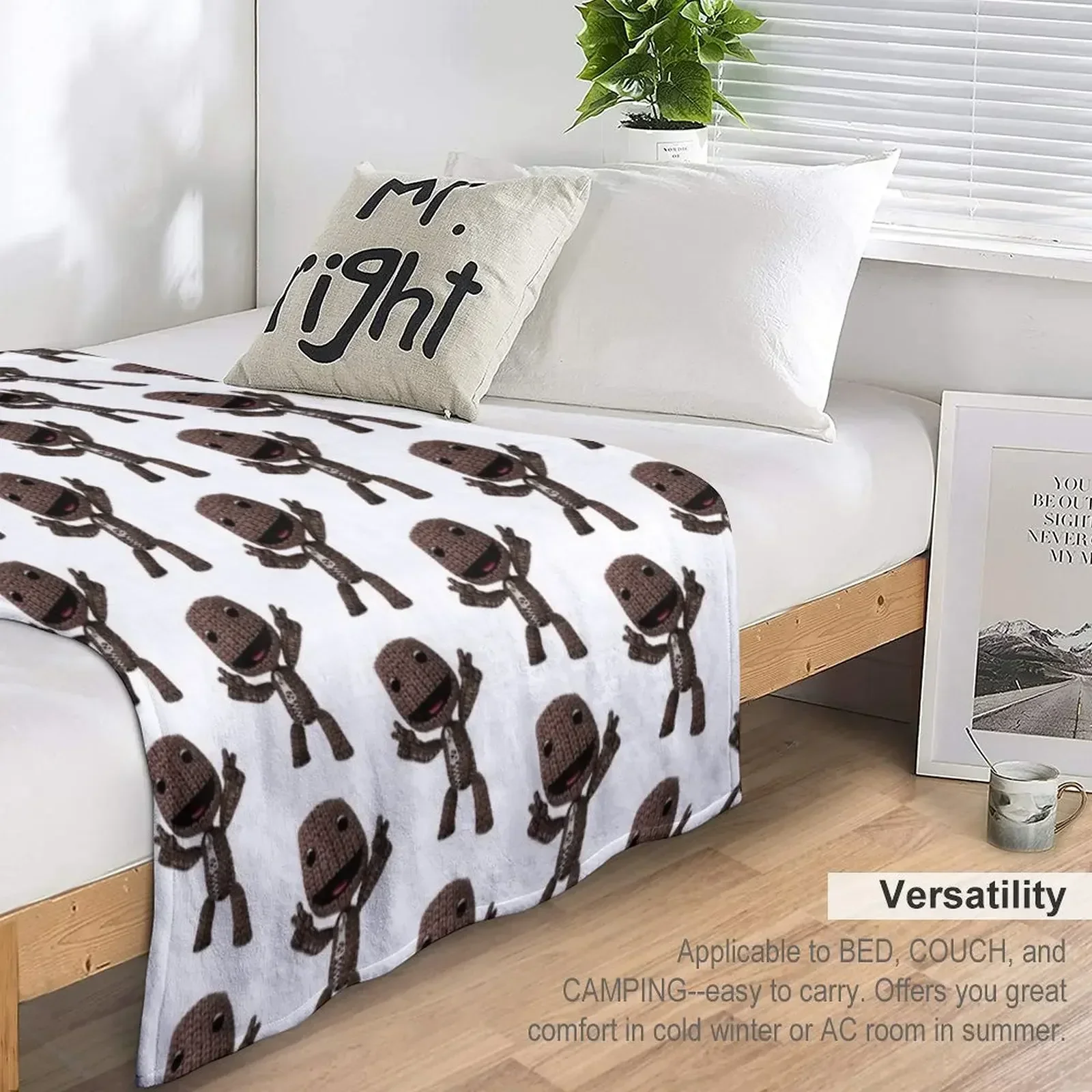 Одеяло LBP Sackboy персонализированные подарочные одеяла для среды