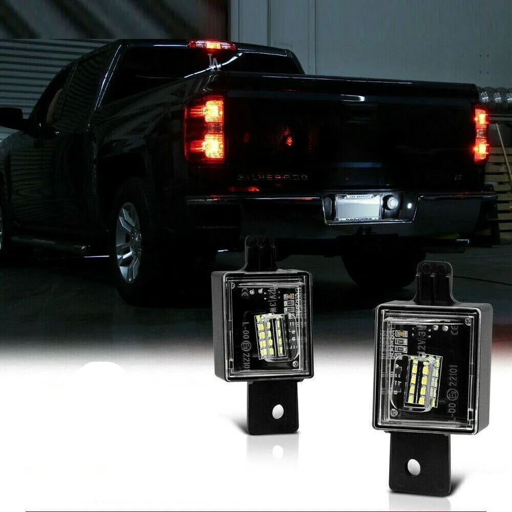 2 шт. лампы для номерного знака автомобиля 12 В 2014-2023 Chevy Silverado GMC Sierra 15-22 Колорадо