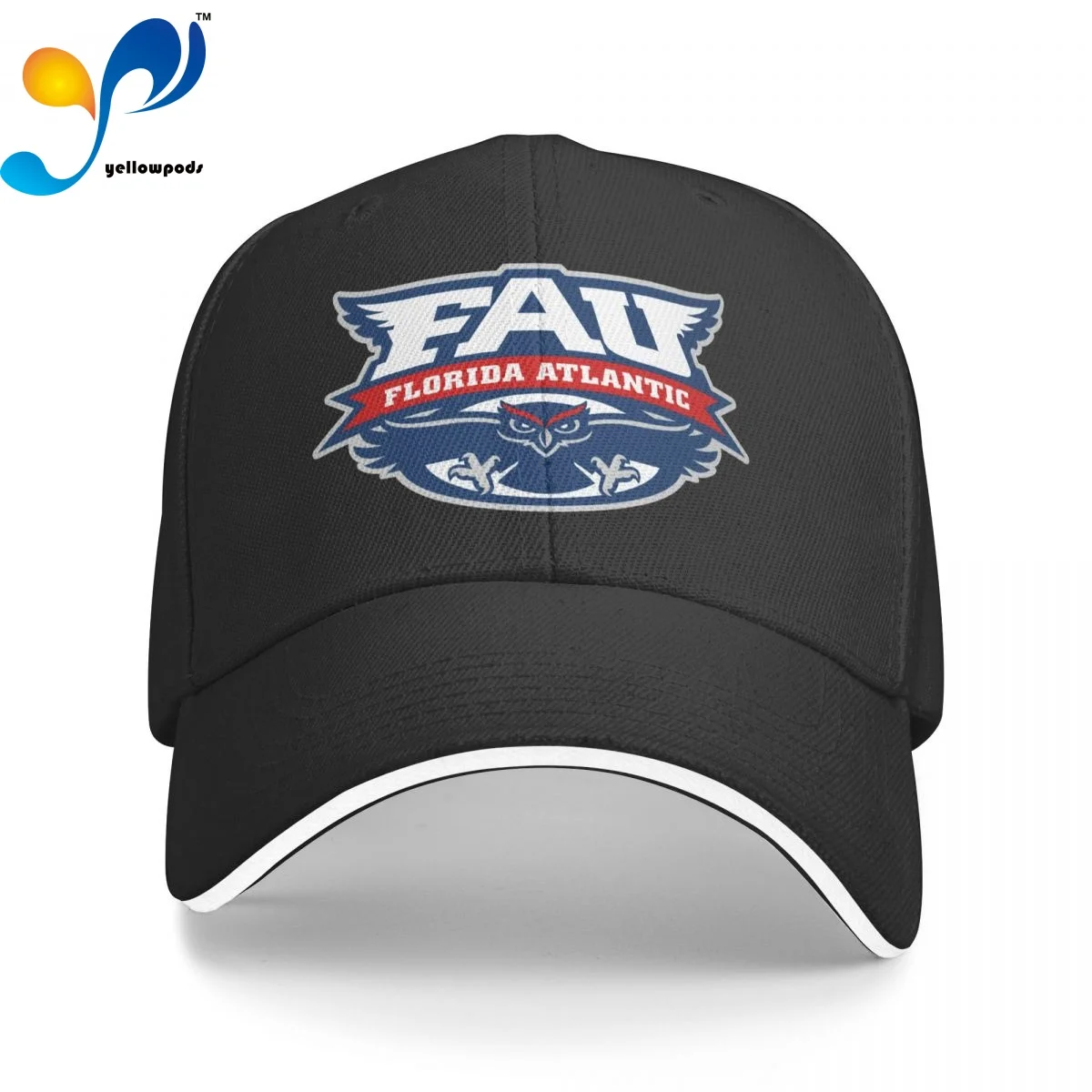 

Florida Atlantic Trucker Cap Snapback Hat for Men Baseball Mens Hats Caps for Logo