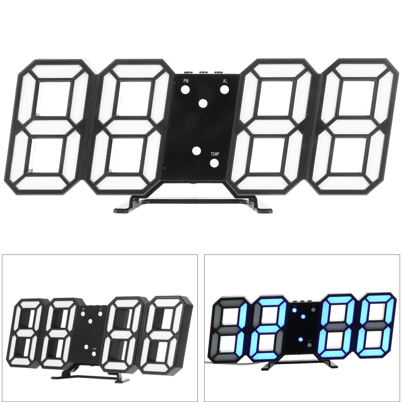 Цифровой будильник 3d настольное электронное украшение для дома с цифрами 3 D