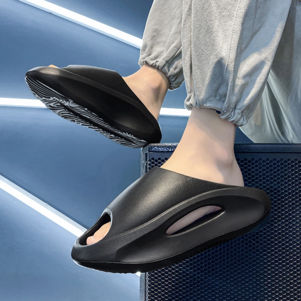 New Summer Men Sneaker Slippers Women Platform Beach Slides EVA Casual Flat Cloud Slipper Unisex Sports Sandals Thick Sole Shoes